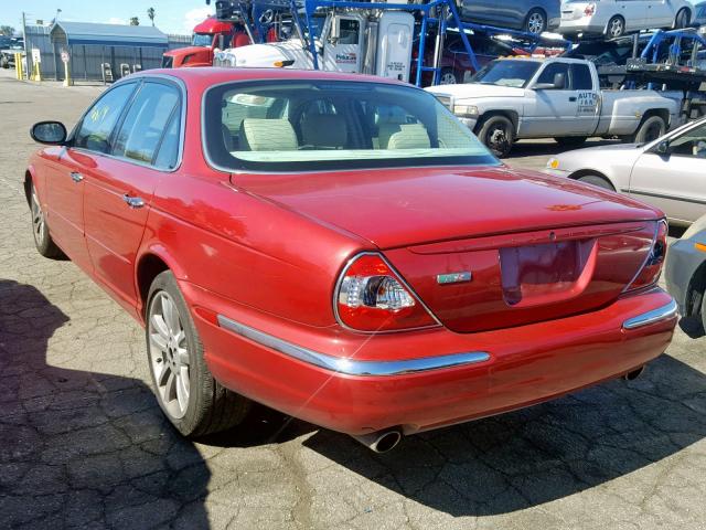 SAJWA73B34TG23943 - 2004 JAGUAR XJR S RED photo 3