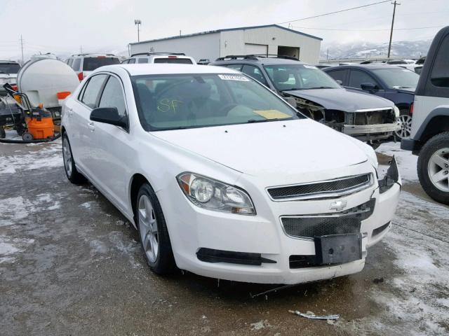 1G1ZA5EB0AF179918 - 2010 CHEVROLET MALIBU LS WHITE photo 1