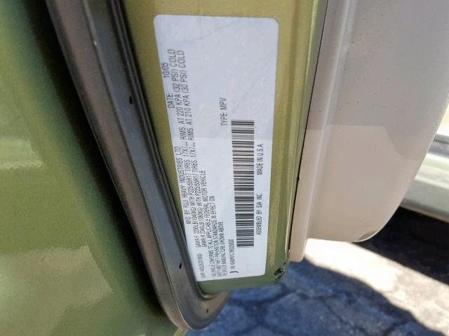 4S4BP6LC766325830 - 2006 SUBARU LEGACY OUT GREEN photo 10