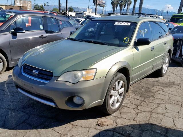 4S4BP6LC766325830 - 2006 SUBARU LEGACY OUT GREEN photo 2