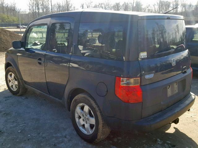 5J6YH28643L039459 - 2003 HONDA ELEMENT EX BLACK photo 3