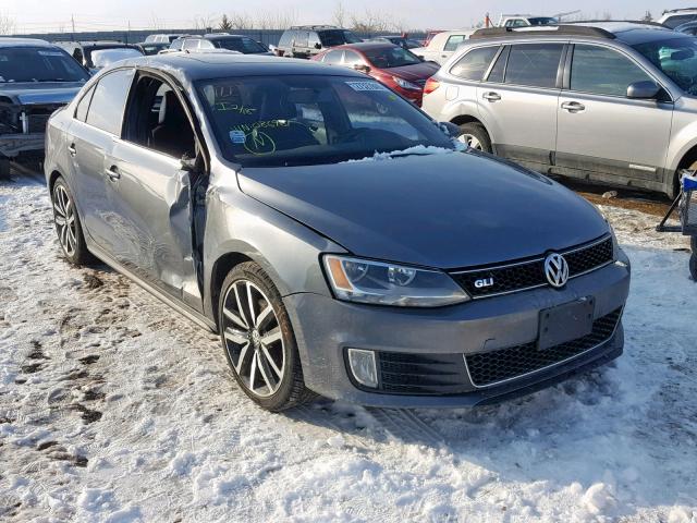 3VW467AJ2CM086961 - 2012 VOLKSWAGEN JETTA GLI GRAY photo 1