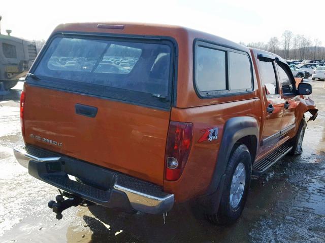 1GCDT13E178223570 - 2007 CHEVROLET COLORADO ORANGE photo 4