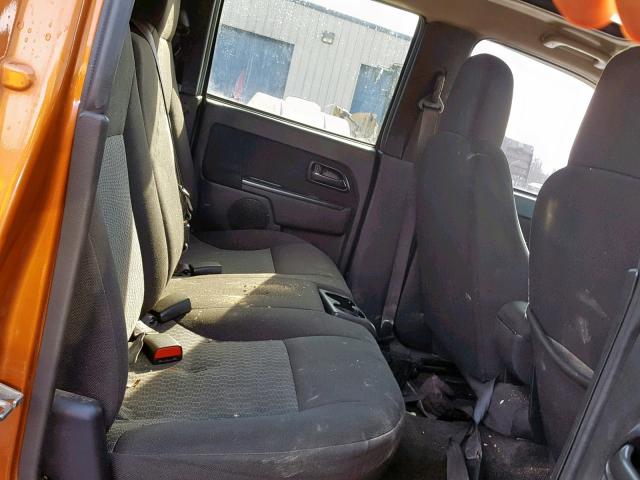 1GCDT13E178223570 - 2007 CHEVROLET COLORADO ORANGE photo 6