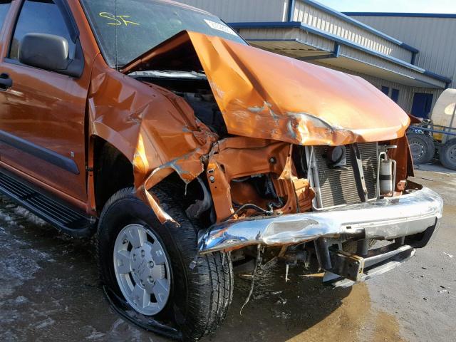 1GCDT13E178223570 - 2007 CHEVROLET COLORADO ORANGE photo 9