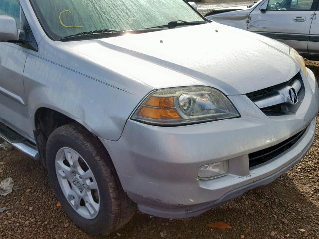 2HNYD189X4H552892 - 2004 ACURA MDX TOURIN SILVER photo 9