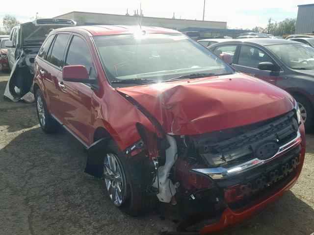 2FMDK3JCXBBA16449 - 2011 FORD EDGE SEL RED photo 1