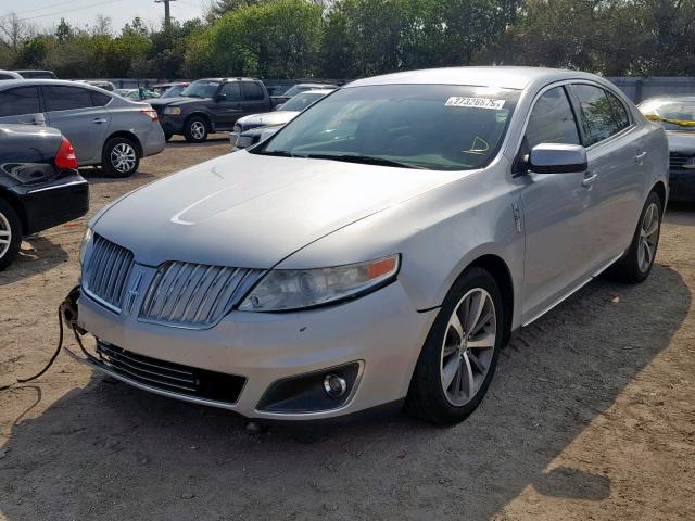 1LNHM93R89G606507 - 2009 LINCOLN MKS SILVER photo 2