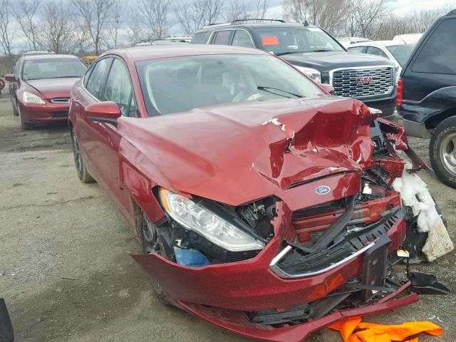 3FA6P0G75JR113653 - 2018 FORD FUSION S RED photo 1