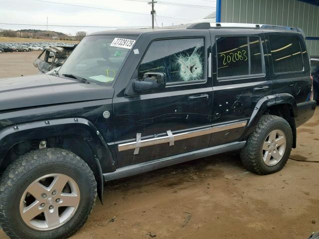 1J8HG58N26C178925 - 2006 JEEP COMMANDER BLACK photo 10