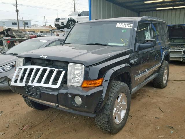 1J8HG58N26C178925 - 2006 JEEP COMMANDER BLACK photo 2