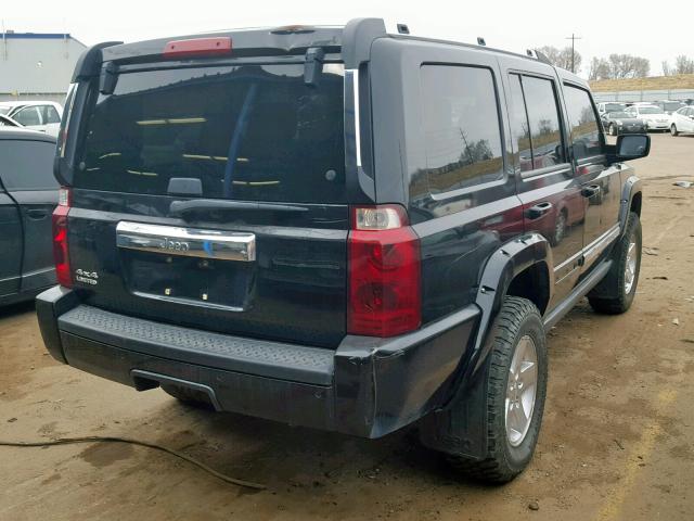 1J8HG58N26C178925 - 2006 JEEP COMMANDER BLACK photo 4