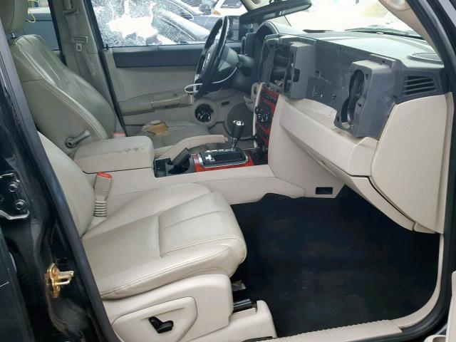 1J8HG58N26C178925 - 2006 JEEP COMMANDER BLACK photo 5