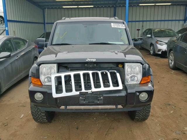 1J8HG58N26C178925 - 2006 JEEP COMMANDER BLACK photo 9