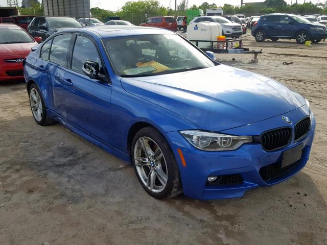 WBA8B7G56GNT14527 - 2016 BMW 340 XI BLUE photo 1