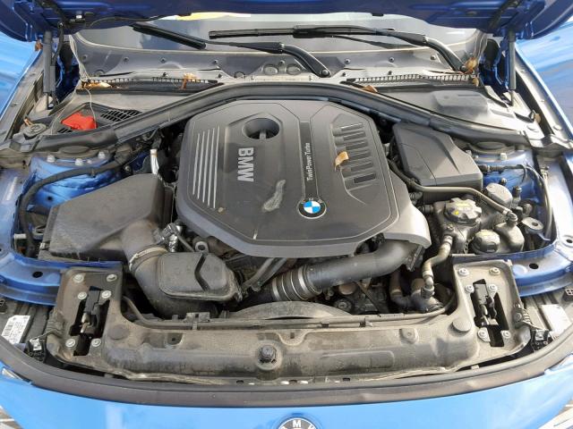 WBA8B7G56GNT14527 - 2016 BMW 340 XI BLUE photo 7