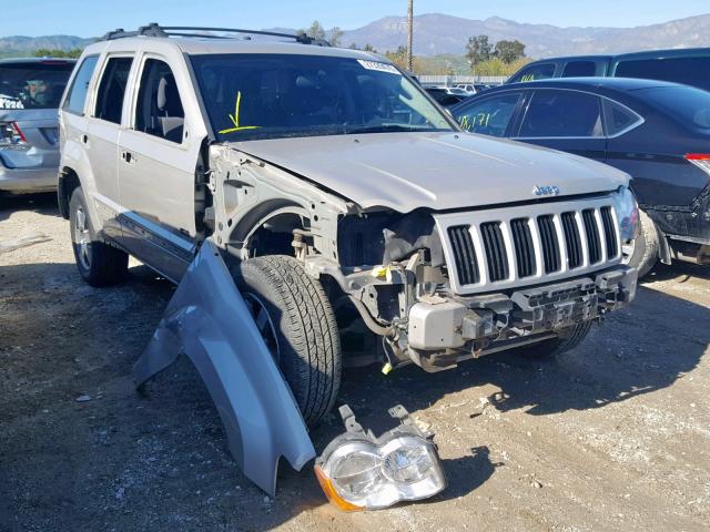 1J8HR48N08C169504 - 2008 JEEP GRAND CHER SILVER photo 1