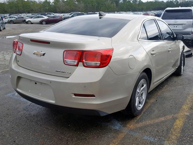 1G11A5SL0FF154504 - 2015 CHEVROLET MALIBU LS 金色 照片 4
