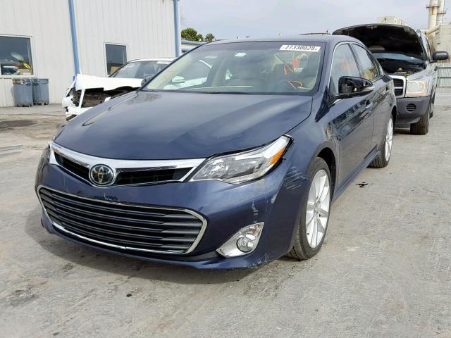 4T1BK1EB2EU134202 - 2014 TOYOTA AVALON BAS BLUE photo 2