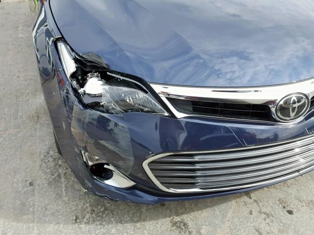 4T1BK1EB2EU134202 - 2014 TOYOTA AVALON BAS BLUE photo 9