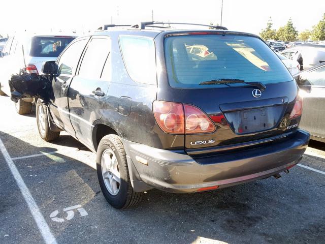 JT6GF10U6Y0047025 - 2000 LEXUS RX 300 BLACK photo 3