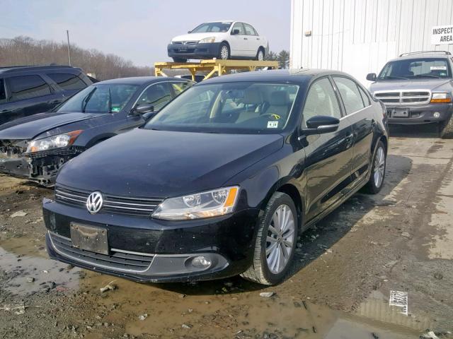 3VWL17AJ5EM426407 - 2014 VOLKSWAGEN JETTA SEL BLACK photo 2