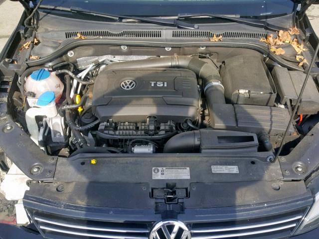 3VWL17AJ5EM426407 - 2014 VOLKSWAGEN JETTA SEL BLACK photo 7