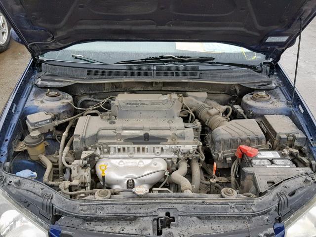 KNAFE222395592772 - 2009 KIA SPECTRA EX BLUE photo 7