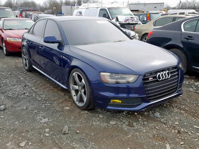 WAUKGAFL5EA018942 - 2014 AUDI S4 PRESTIG BLUE photo 1