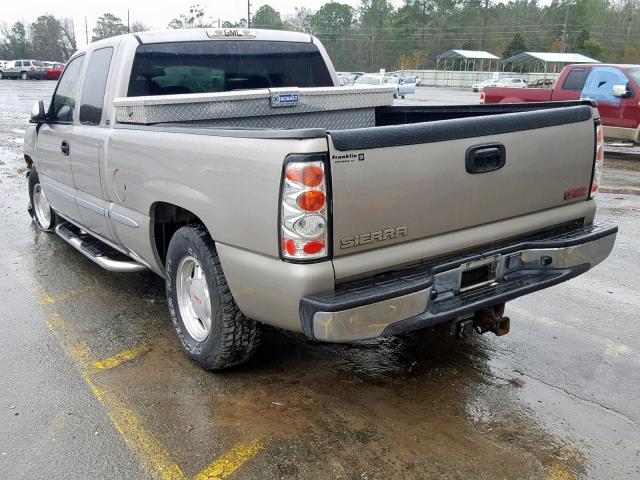 2GTEC19V521351155 - 2002 GMC NEW SIERRA GOLD photo 3