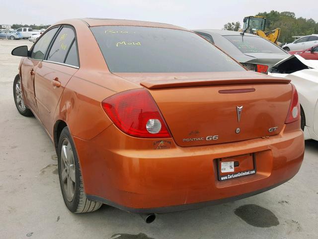 1G2ZH558464217620 - 2006 PONTIAC G6 GT ORANGE photo 3