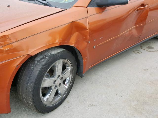 1G2ZH558464217620 - 2006 PONTIAC G6 GT ORANGE photo 9