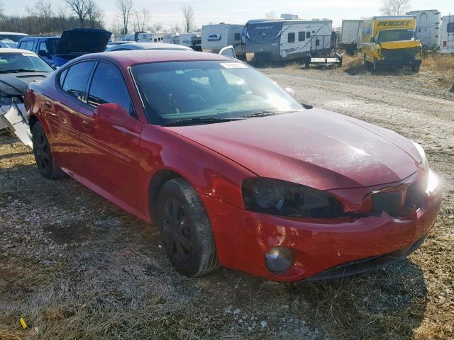 2G2WP552181169090 - 2008 PONTIAC GRAND PRIX RED photo 1