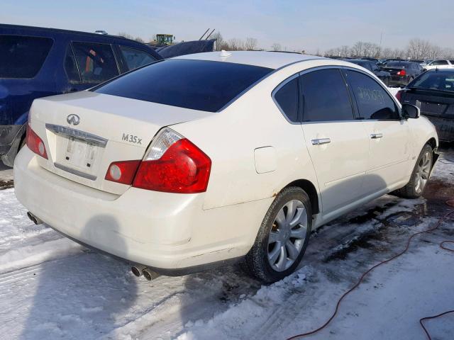 JNKAY01F96M250918 - 2006 INFINITI M35 BASE WHITE photo 4