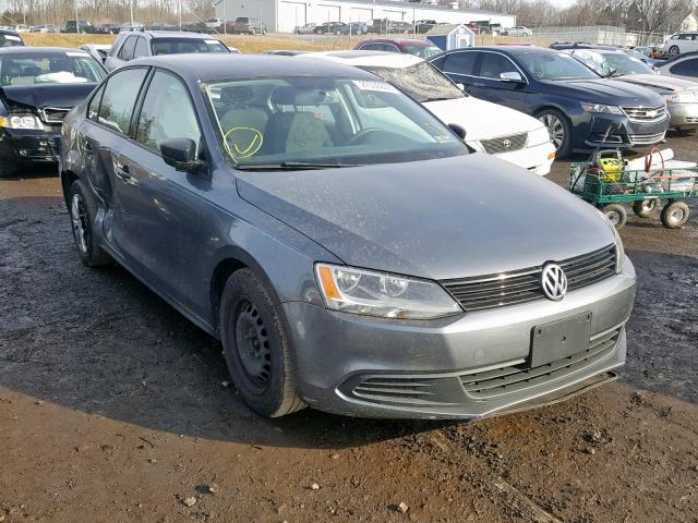 3VW2K7AJ3CM310046 - 2012 VOLKSWAGEN JETTA BASE GRAY photo 1