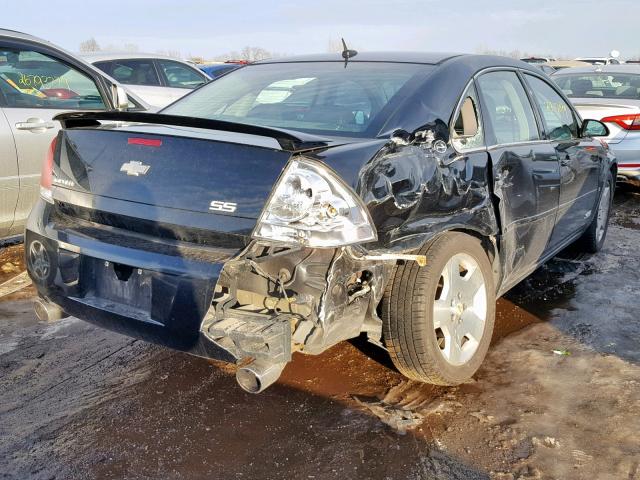 2G1WD58C579174570 - 2007 CHEVROLET IMPALA SUP 黑色 照片 4