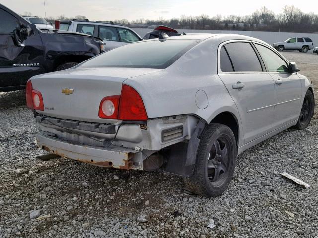 1G1ZB5E05CF265529 - 2012 CHEVROLET MALIBU LS SILVER photo 4