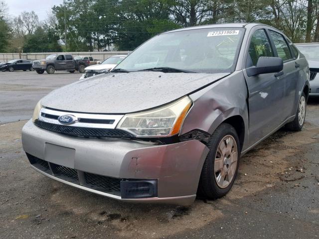 1FAHP34N78W233863 - 2008 FORD FOCUS S/SE GRAY photo 2