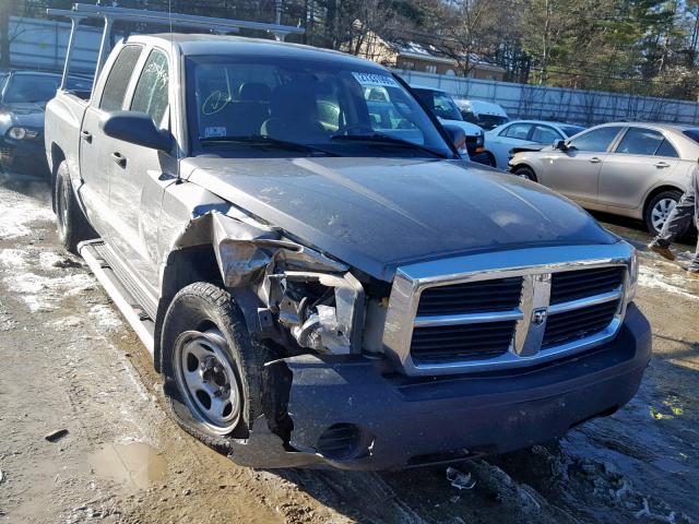 1D7HW28K97S256578 - 2007 DODGE DAKOTA QUA GRAY photo 1