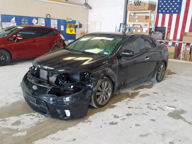 KNAFW6A31C5506901 - 2012 KIA FORTE SX BLACK photo 2