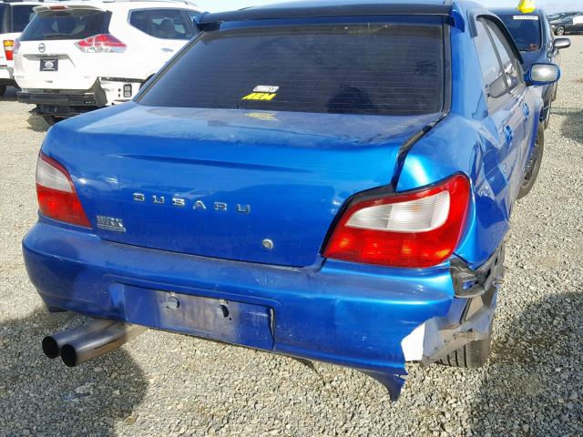 JF1GD29633G511435 - 2003 SUBARU IMPREZA WR BLUE photo 4