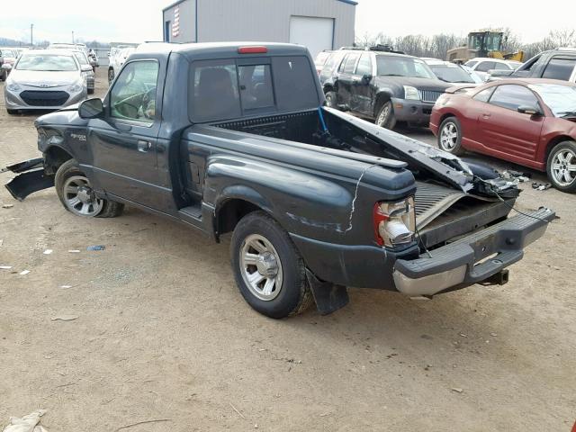 1FTYR10U14PA59427 - 2004 FORD RANGER GREEN photo 3