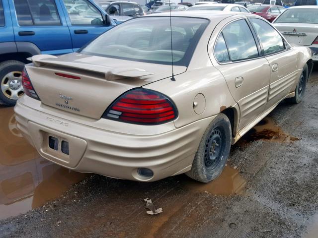 1G2NE52F22C311134 - 2002 PONTIAC GRAND AM S GOLD photo 4