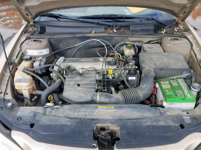 1G2NE52F22C311134 - 2002 PONTIAC GRAND AM S GOLD photo 7