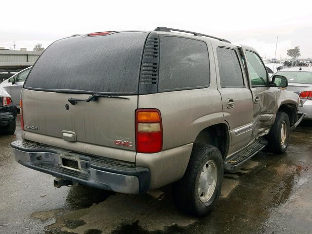 1GKEC13V13R308681 - 2003 GMC YUKON GRAY photo 4