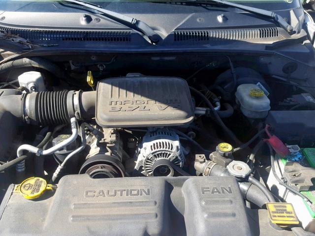 1D7HL48K94S711977 - 2004 DODGE DAKOTA QUA SILVER photo 7