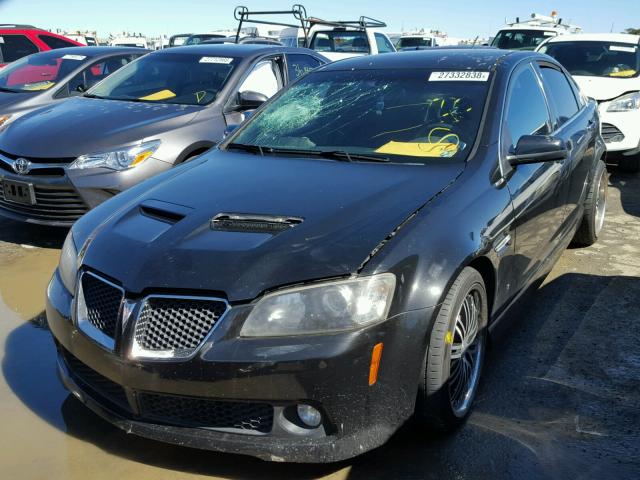 6G2EC57Y28L988809 - 2008 PONTIAC G8 GT BLACK photo 2