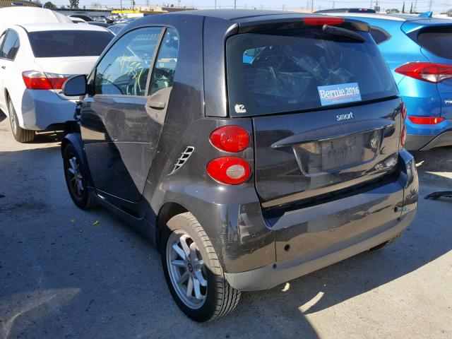 WMEEJ31X89K223955 - 2009 SMART FORTWO PUR BLACK photo 3