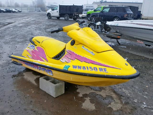 ZZN66019L596 - 1996 BOMBARDIER SEADOO YELLOW photo 1