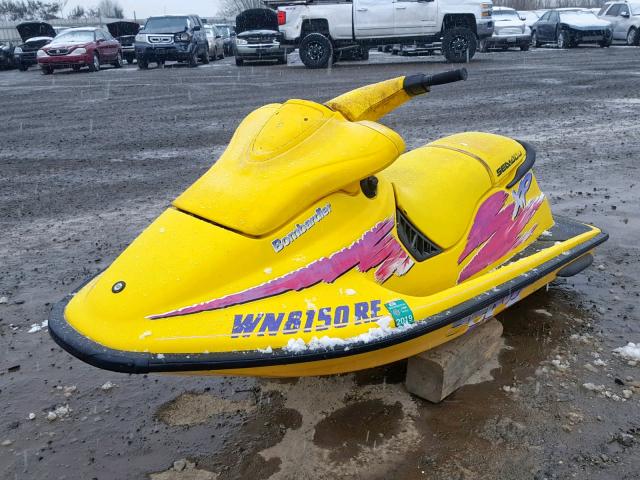 ZZN66019L596 - 1996 BOMBARDIER SEADOO YELLOW photo 2